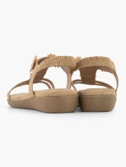 Best Rosegouden Comfort Sandaal Steentjes Dames Comfort Schoenen