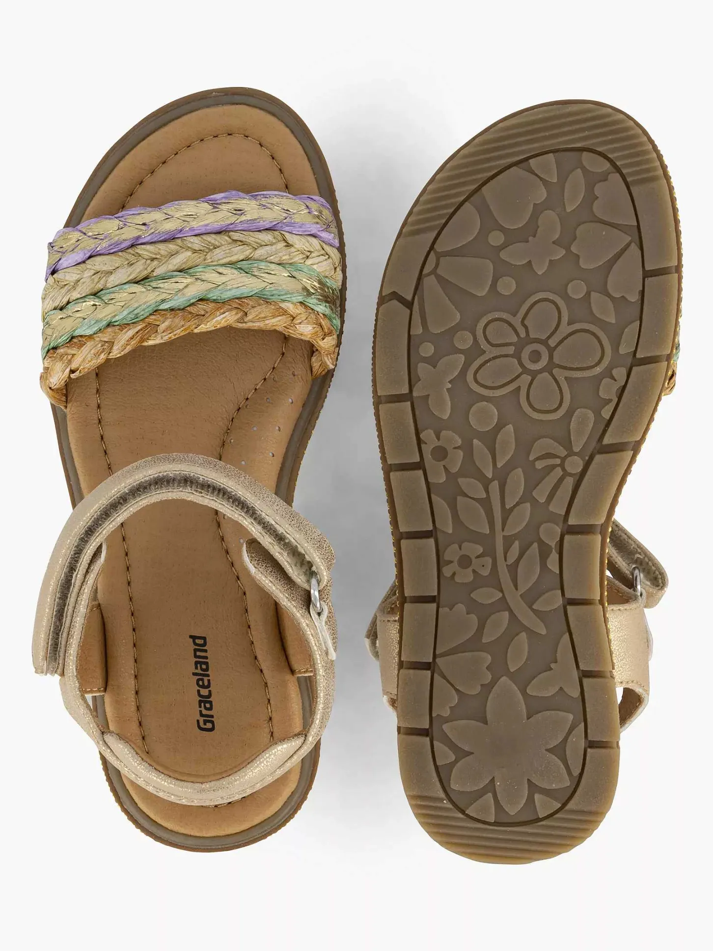 Discount Rosegouden Sandaal Kinderen Babyschoenen
