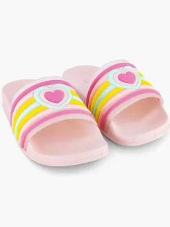 Roze Badslipper Kinderen Babyschoenen