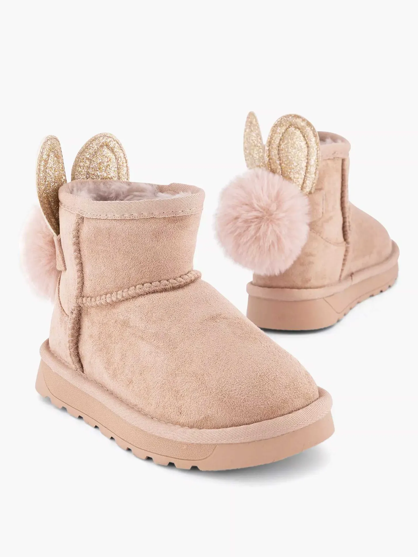 New Roze Boot Gevoerd Konijn Kinderen Jongensschoenen