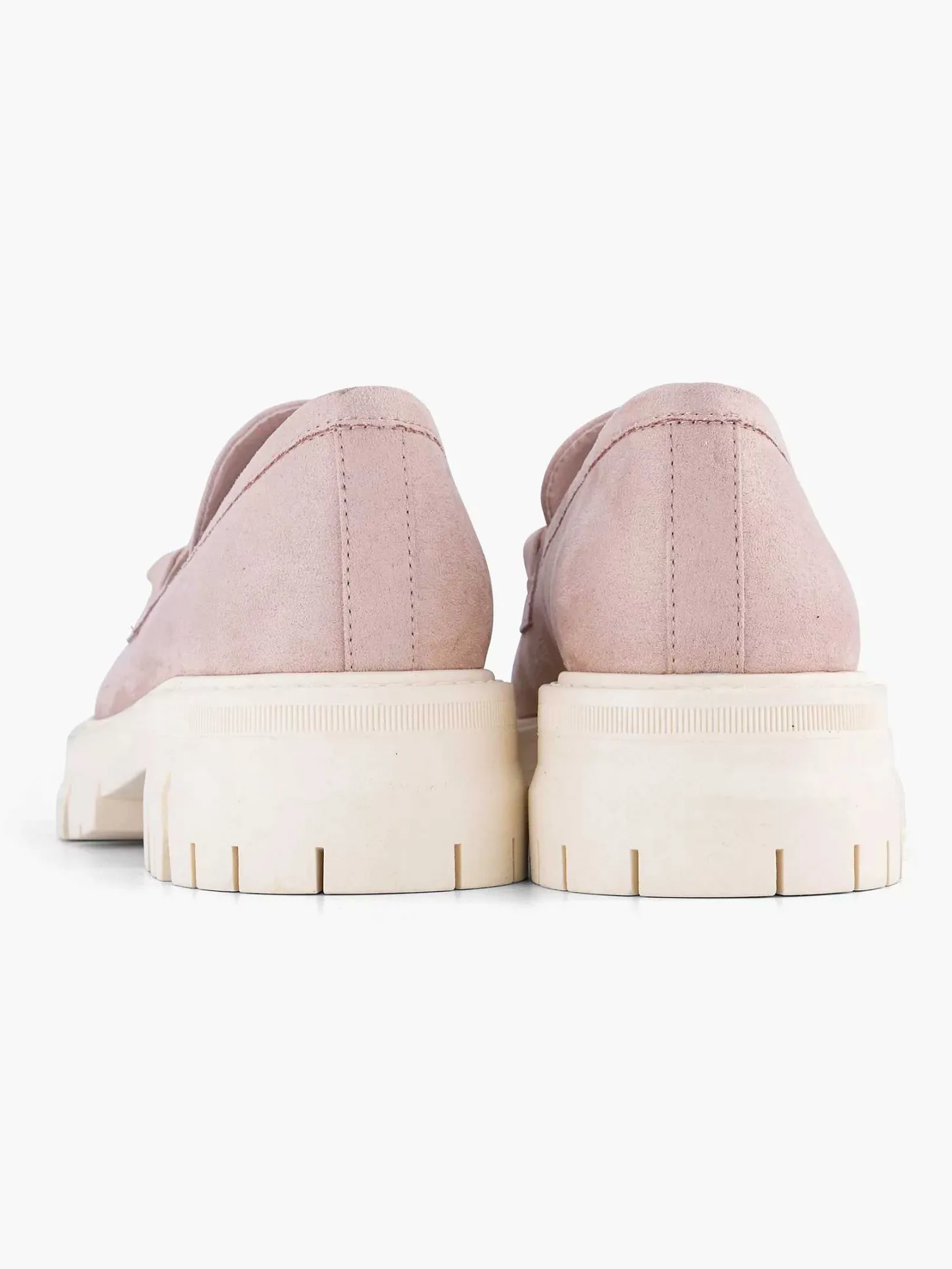 Sale Roze Chunky Loafer Sierketting Dames Instappers