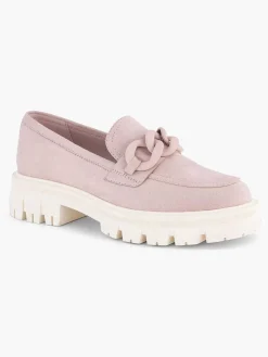 Sale Roze Chunky Loafer Sierketting Dames Instappers