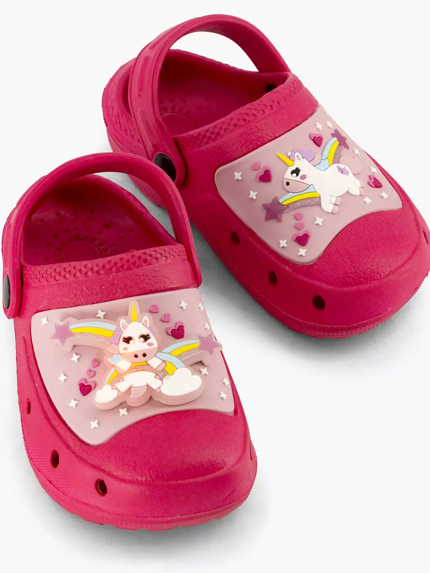 Hot Roze Clog Lichtjes Kinderen Babyschoenen