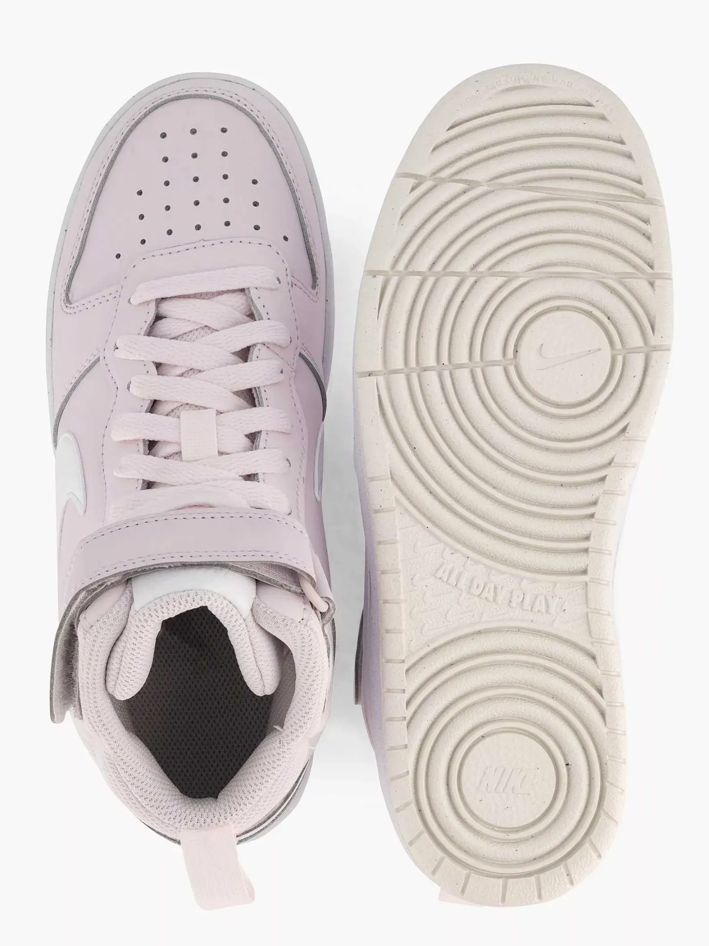 Hot Roze Court Borough Mid Kinderen Jongensschoenen