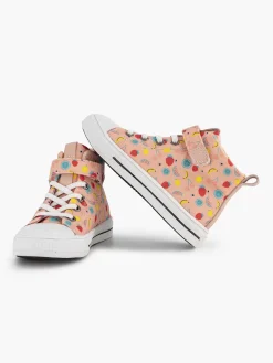 Hot Roze Hoge Canvas Sneaker Fruit Kinderen Jongensschoenen