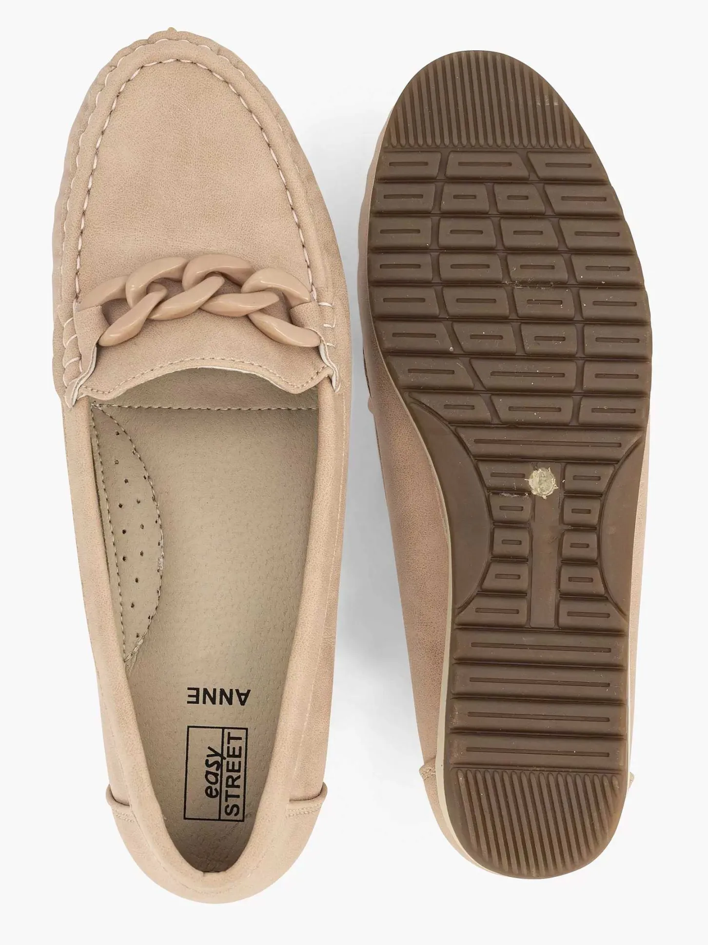 Sale Roze Instapper Sierketting Dames Comfort Schoenen
