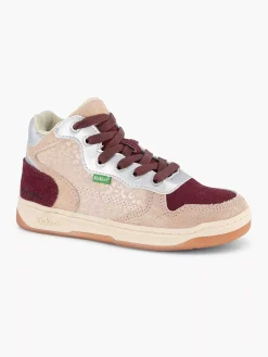 Hot Roze Leren Sneaker Kinderen Babyschoenen