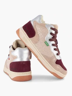 Hot Roze Leren Sneaker Kinderen Babyschoenen