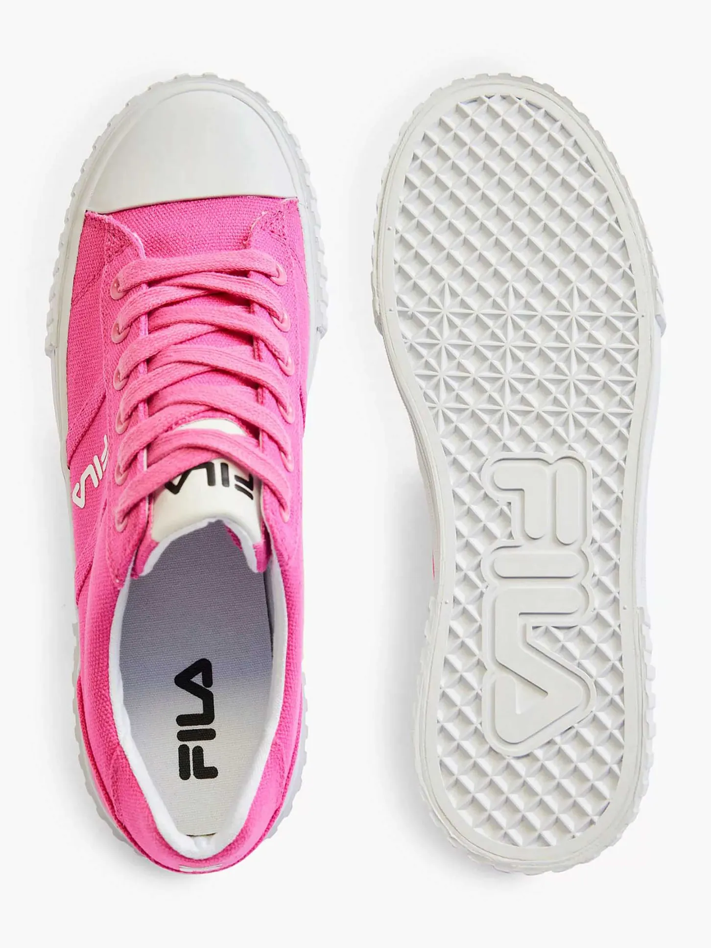 Discount Roze Platform Canvas Sneaker Dames Sneakers