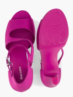 Outlet Roze Pump Satijn Dames Pumps