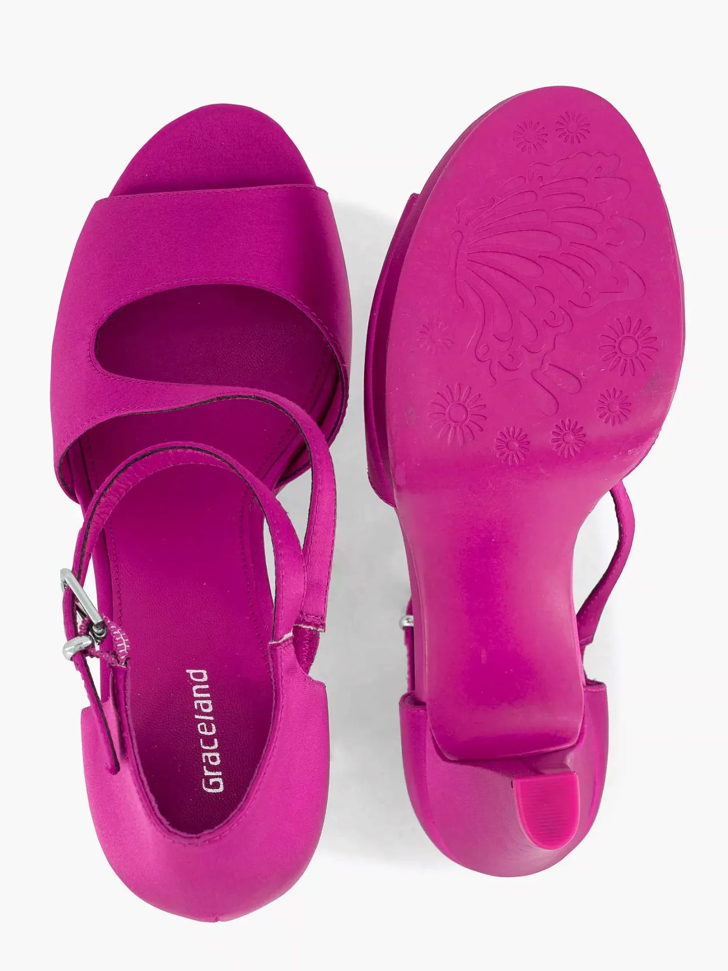 Outlet Roze Pump Satijn Dames Pumps