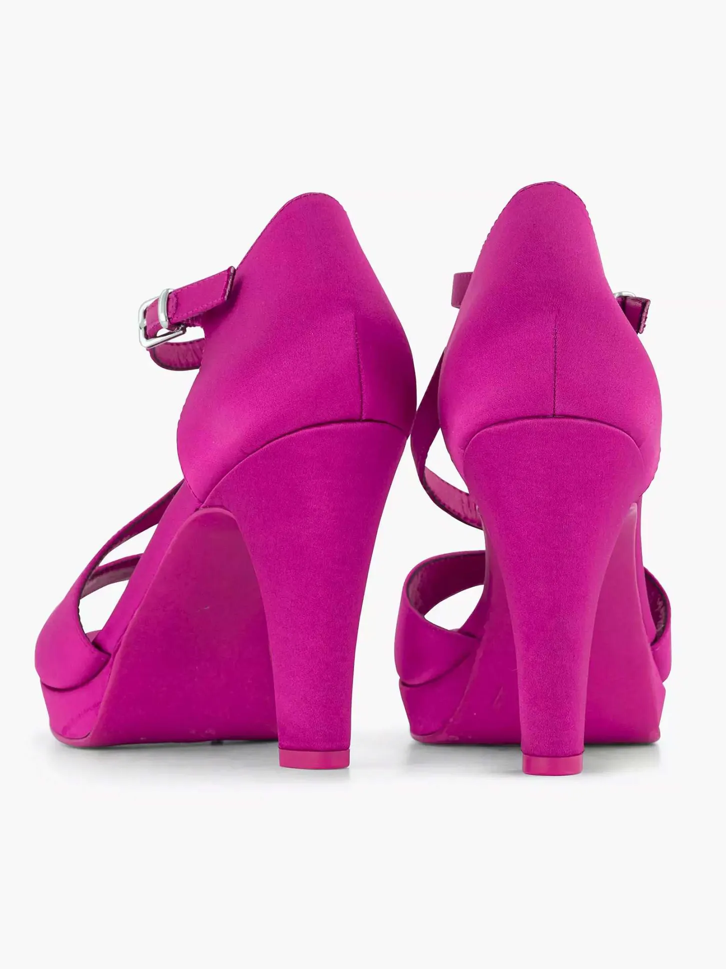Outlet Roze Pump Satijn Dames Pumps