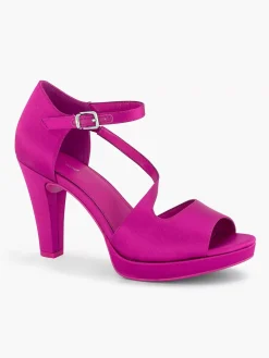 Outlet Roze Pump Satijn Dames Pumps