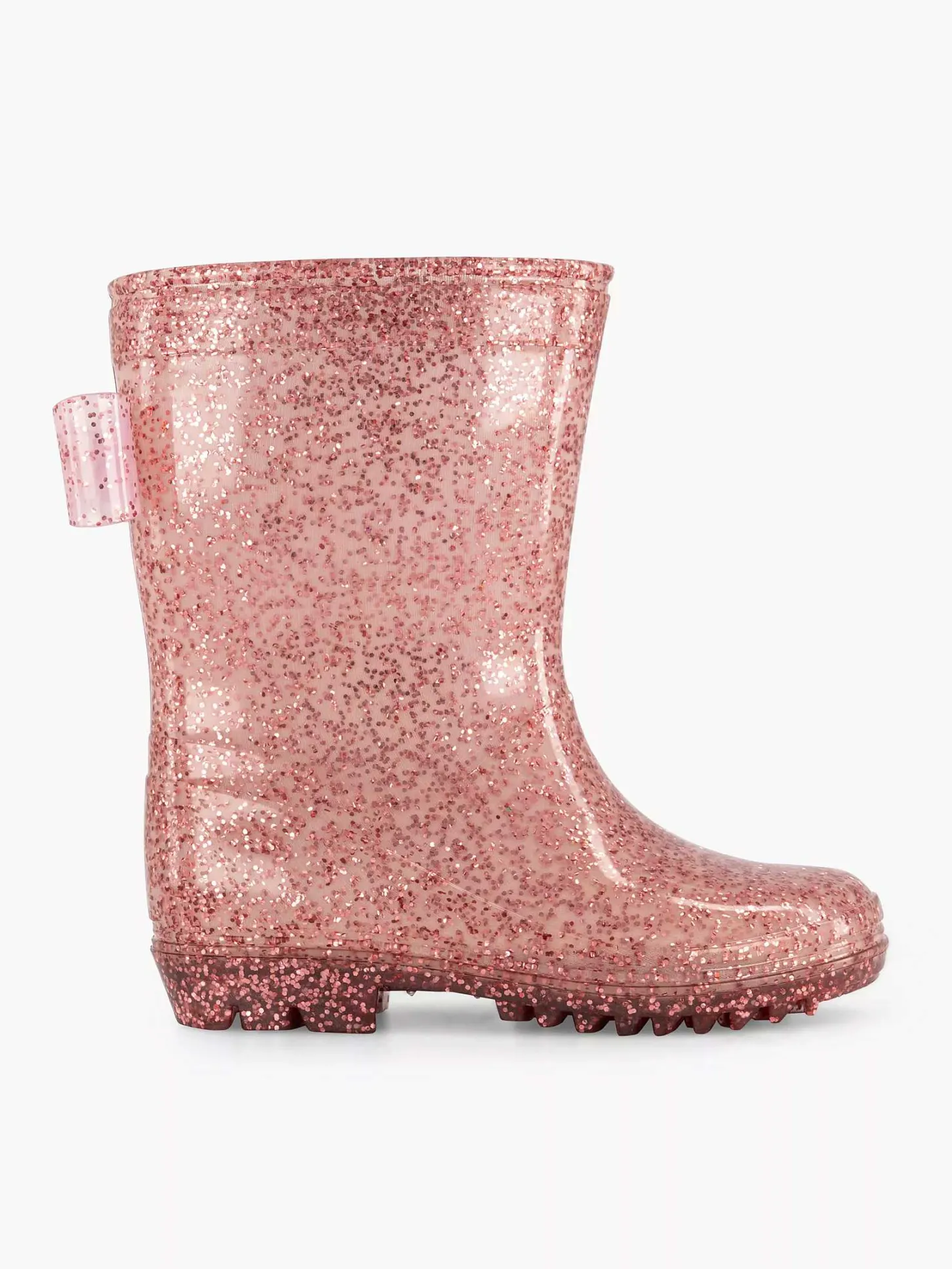 Outlet Roze Regenlaars Glitter Strik Kinderen Jongensschoenen