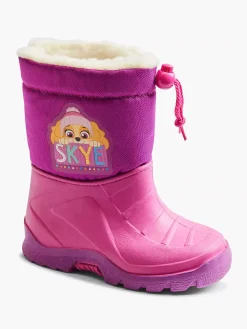 Discount Roze Regenlaars Gevoerd Kinderen Babyschoenen