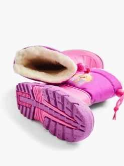 Discount Roze Regenlaars Gevoerd Kinderen Babyschoenen