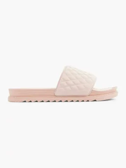 Best Roze Slipper Doorgestikt Dames Slippers