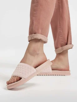 Best Roze Slipper Doorgestikt Dames Slippers