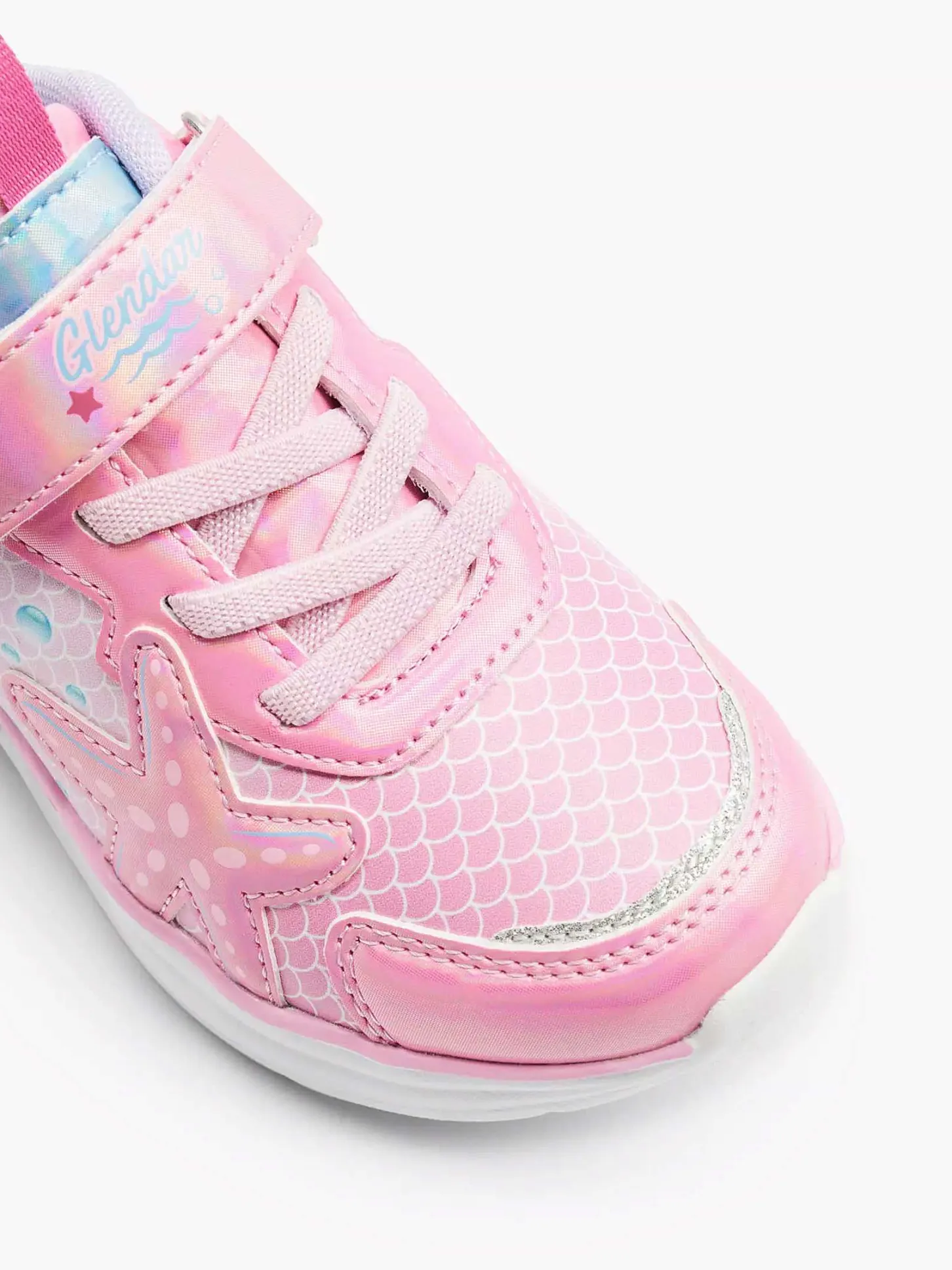 Hot Roze Sneaker Met Lichtjes Zeemeermin Kinderen Jongensschoenen