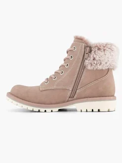 Outlet Roze Veterboot Kinderen Jongensschoenen