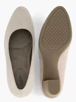 Sale Taupe Beige Comfort Pump Dames Comfort Schoenen