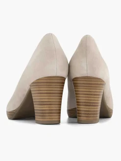 Sale Taupe Beige Comfort Pump Dames Comfort Schoenen