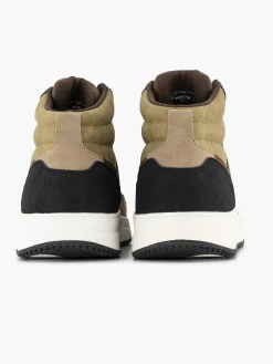 Discount Taupe Hoge Sneaker Heren Sneakers