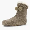 Discount Taupe Huissok 36-41 Dames Sokken
