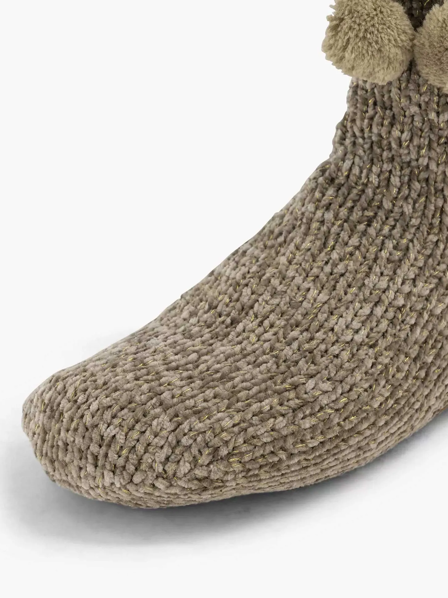 Discount Taupe Huissok 36-41 Dames Sokken