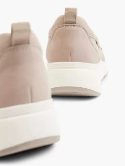 Best Taupe Leren Comfort Instapper Dames Comfort Schoenen