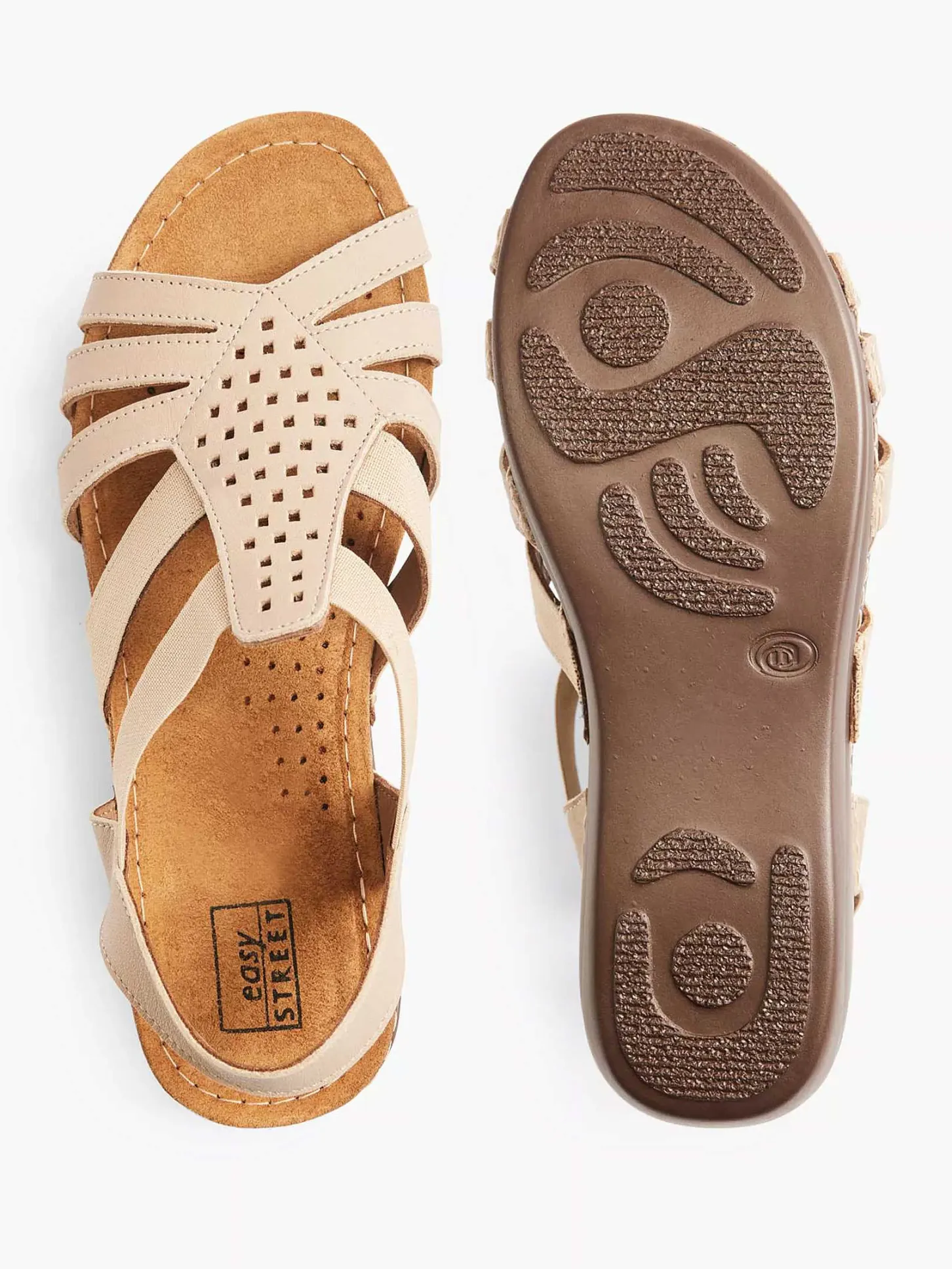 Best Taupe Leren Sandaal Dames Comfort Schoenen