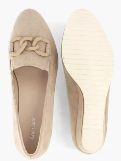 Taupe Pump Sleehak Dames Pumps