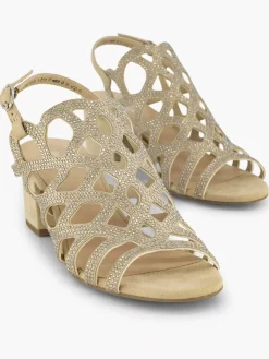 Online Taupe Sandalette Dames Sandalen
