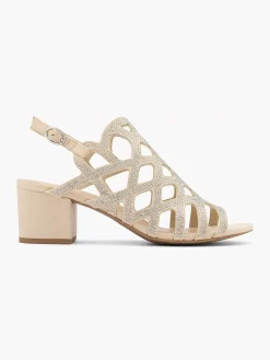 Online Taupe Sandalette Dames Sandalen