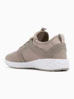 Discount Taupe Sneaker Memory Foam Dames Sneakers