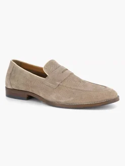 New Taupe Suede Instapper Heren Instappers
