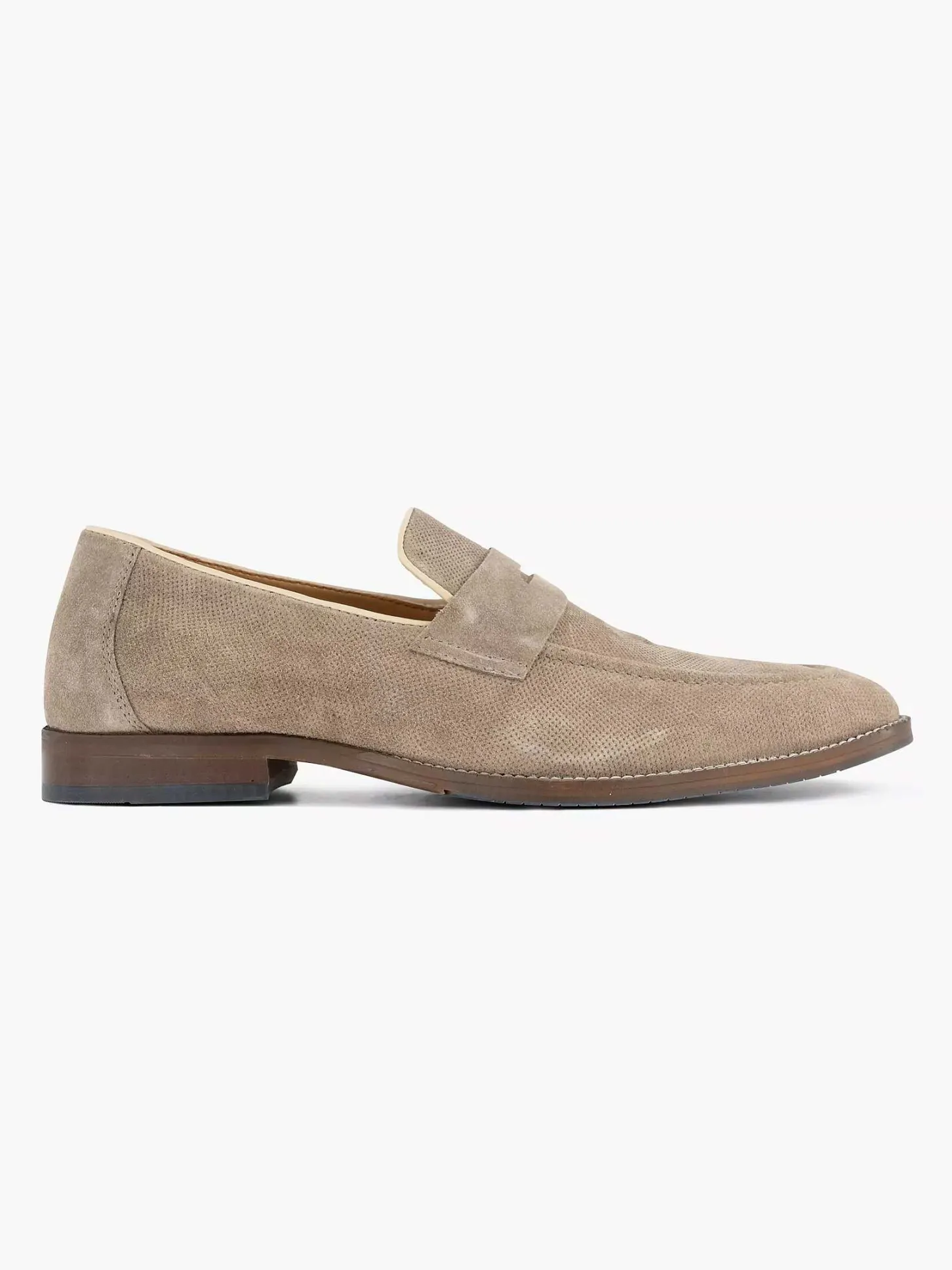 New Taupe Suede Instapper Heren Instappers