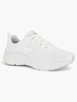 Witte Arch Comfort - Natural Flutter Dames Sneakers