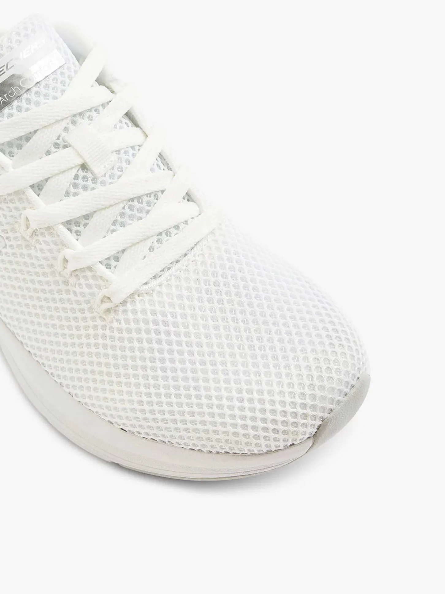 Witte Arch Comfort - Natural Flutter Dames Sneakers