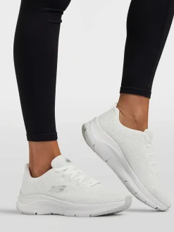 Witte Arch Comfort - Natural Flutter Dames Sneakers