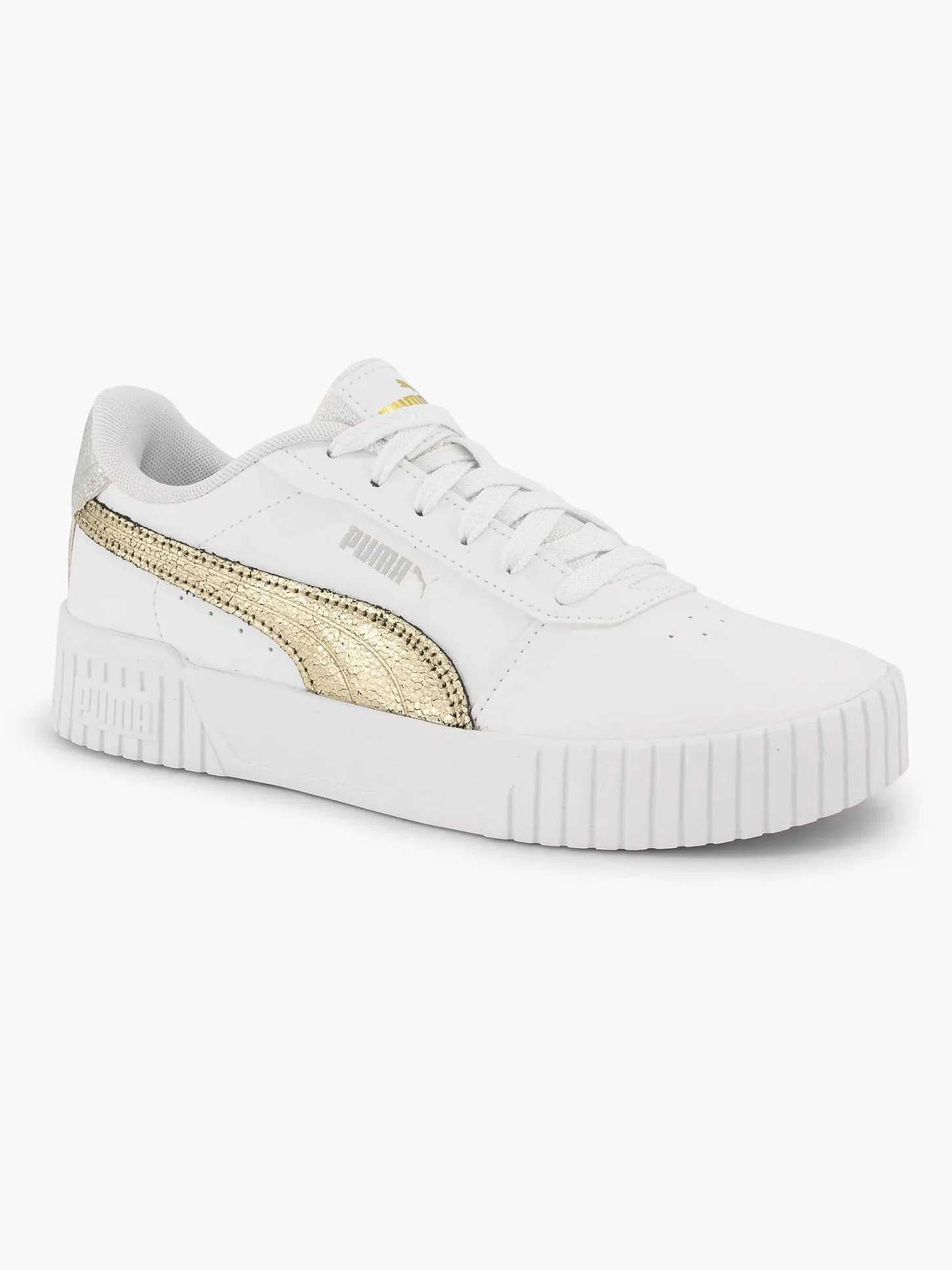 Hot Witte Carina 2.0 Metallic Shine Dames Sneakers