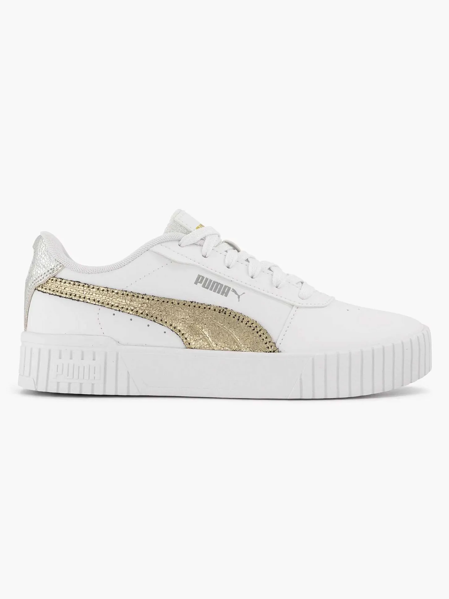 Hot Witte Carina 2.0 Metallic Shine Dames Sneakers