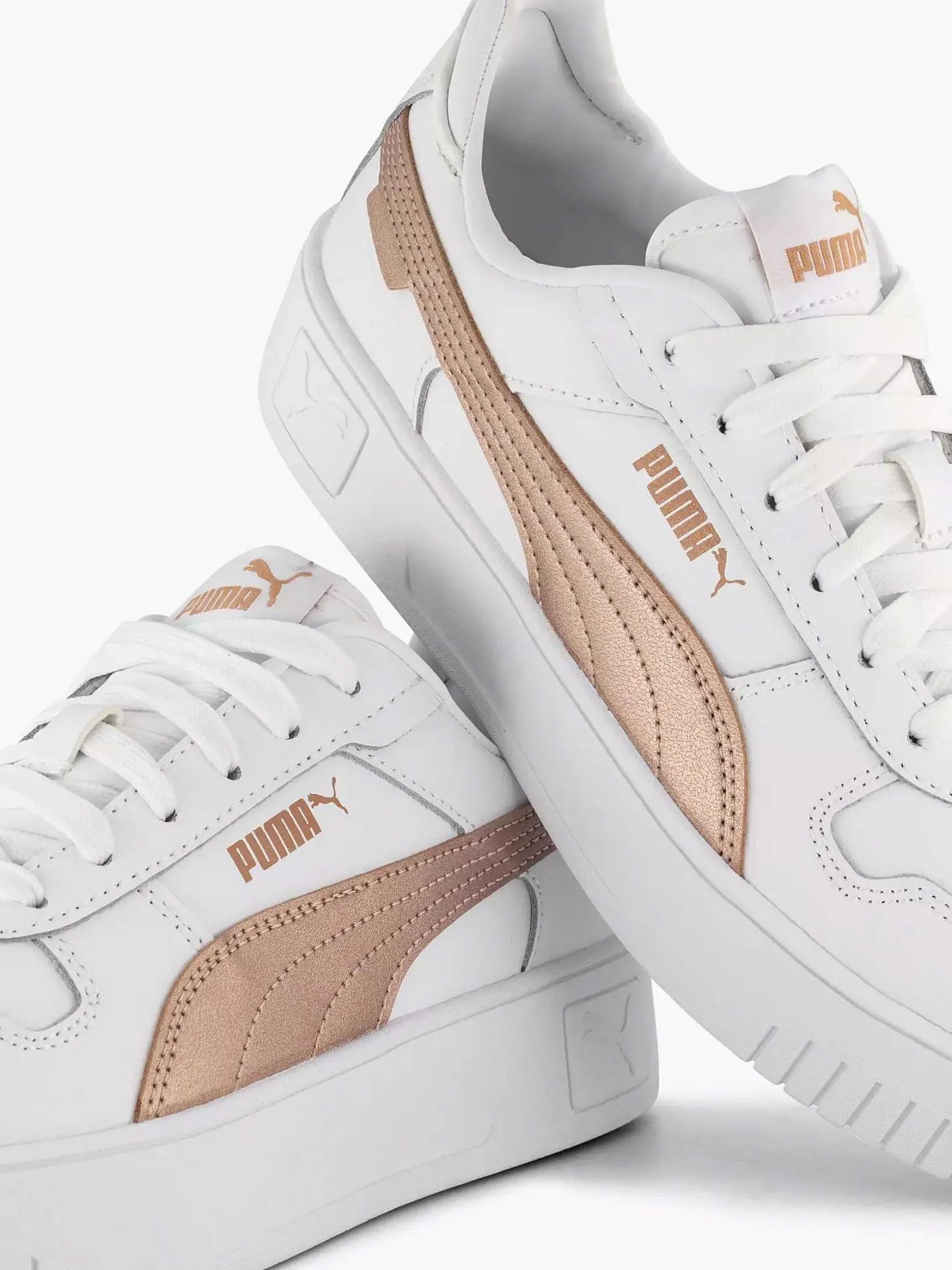 Outlet Witte Carina Street Rose Dames Sneakers
