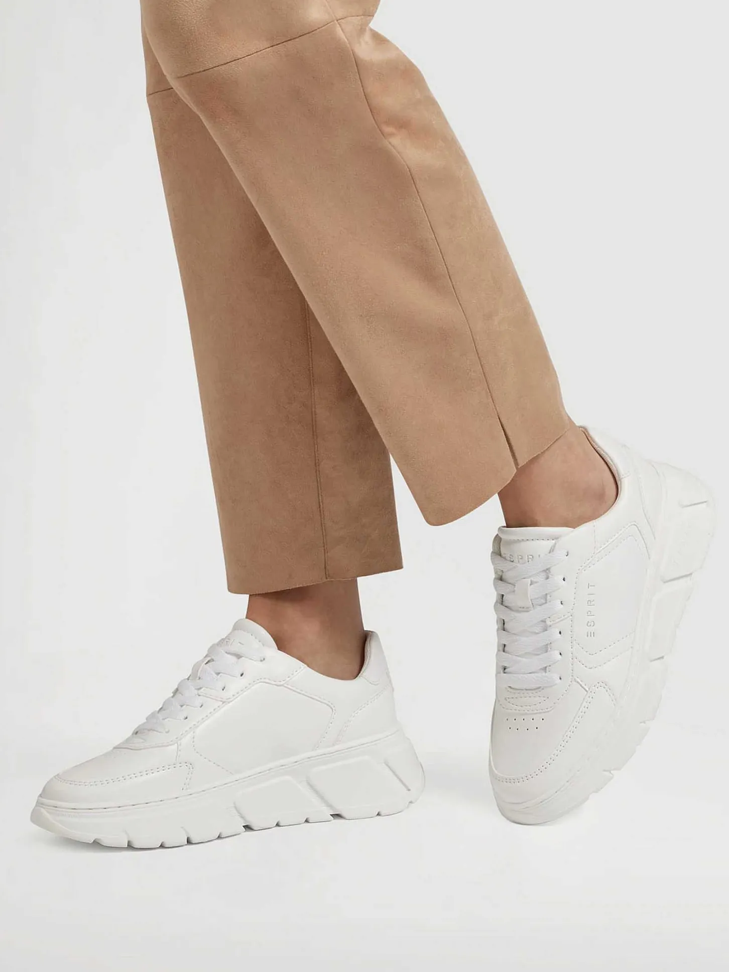 Clearance Witte Chunky Sneaker Dames Sneakers