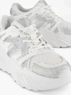 Discount Witte Chunky Sneaker Dames Sneakers