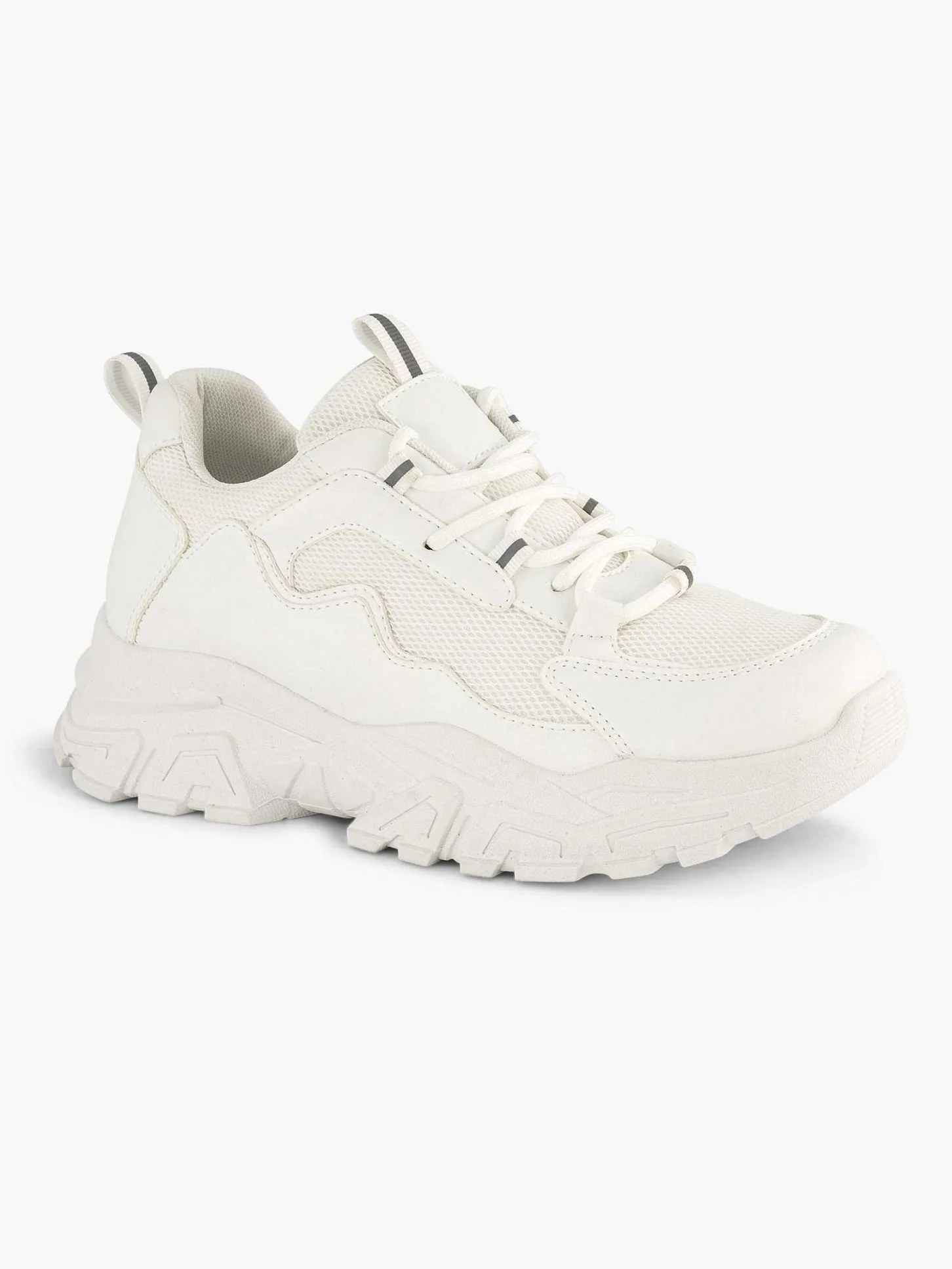 Clearance Witte Chunky Sneaker Dames Sneakers