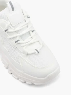 Clearance Witte Chunky Sneaker Dames Sneakers