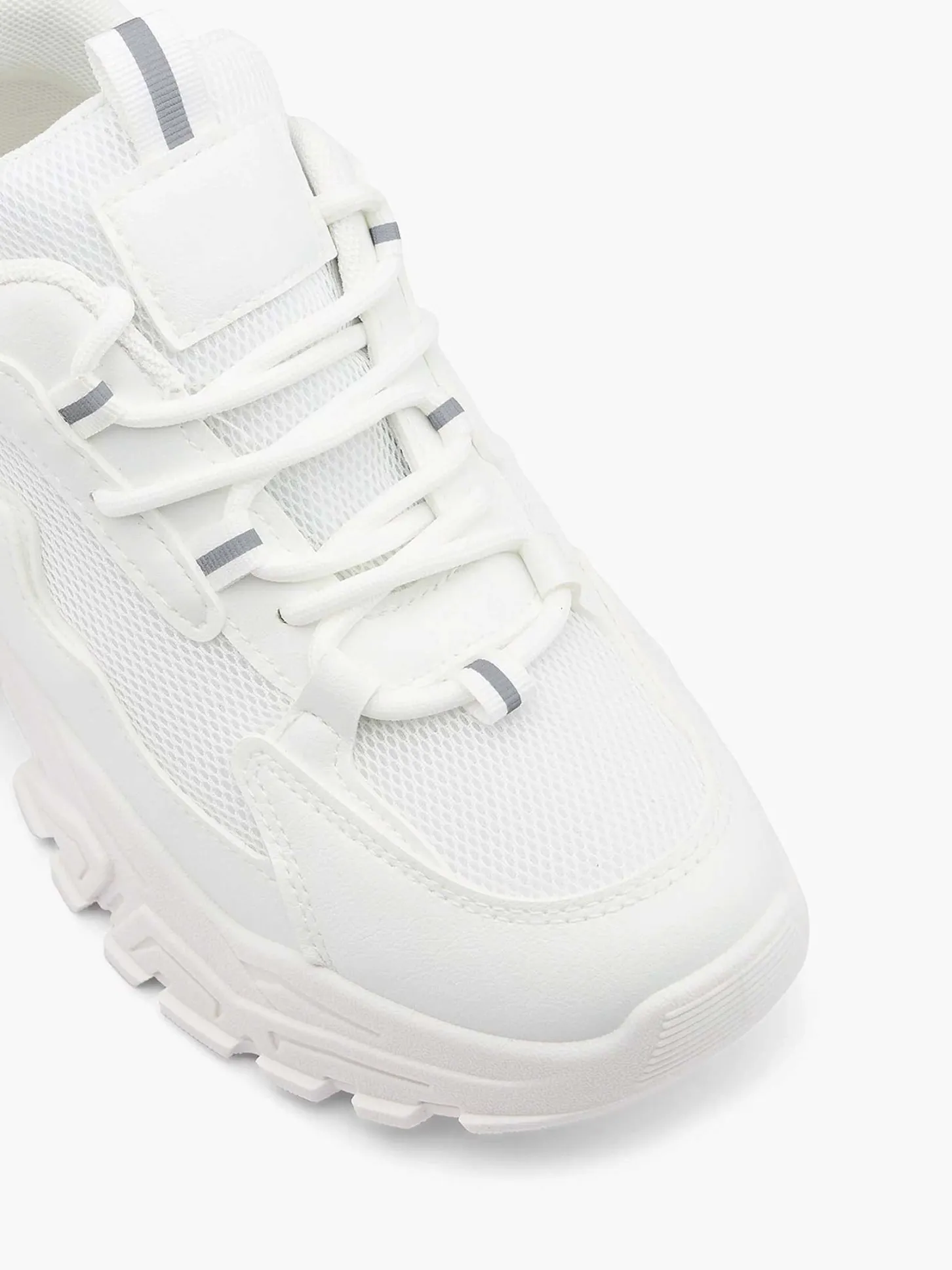 Clearance Witte Chunky Sneaker Dames Sneakers