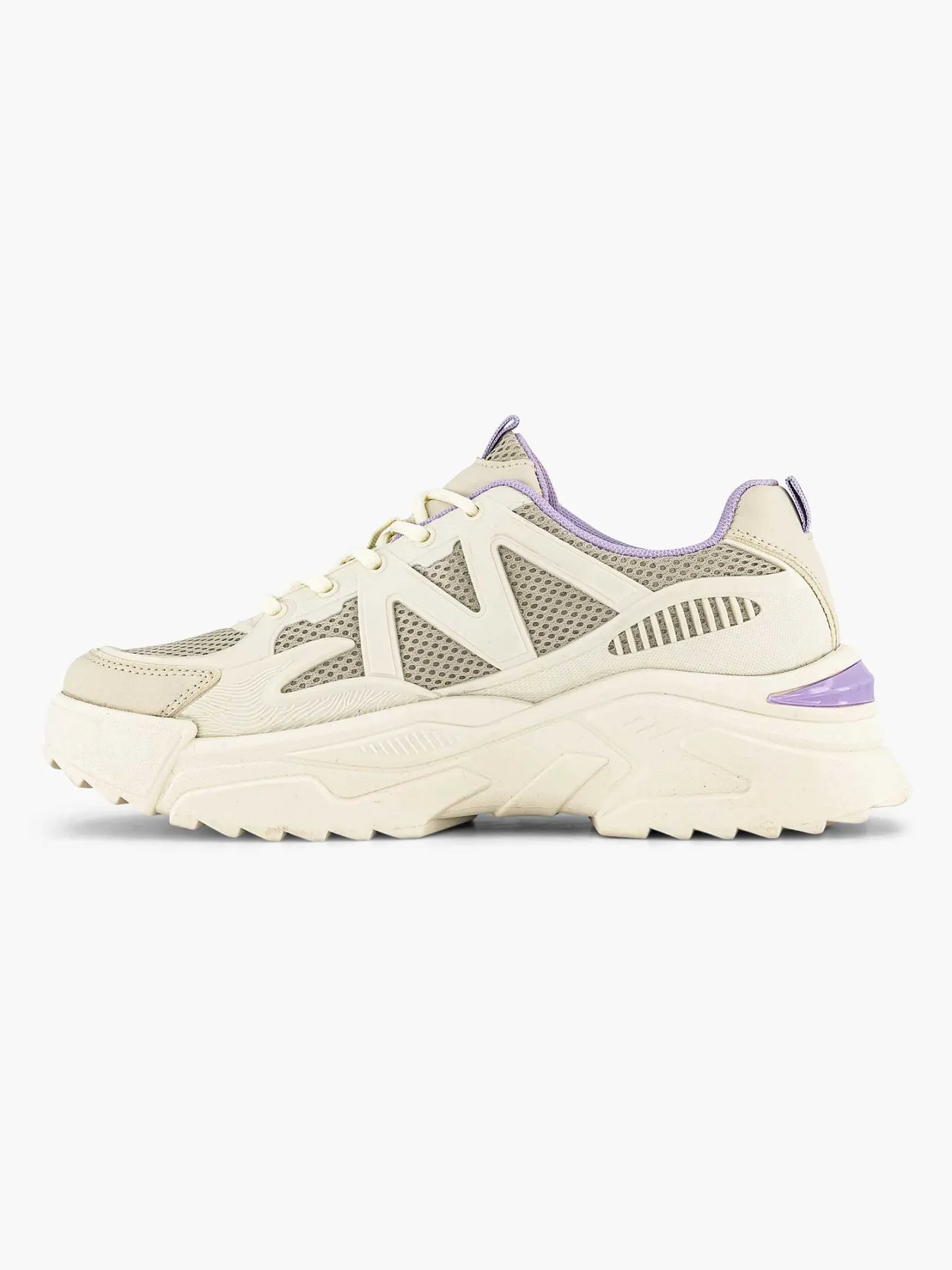 Outlet Witte Chunky Sneaker Dames Sneakers