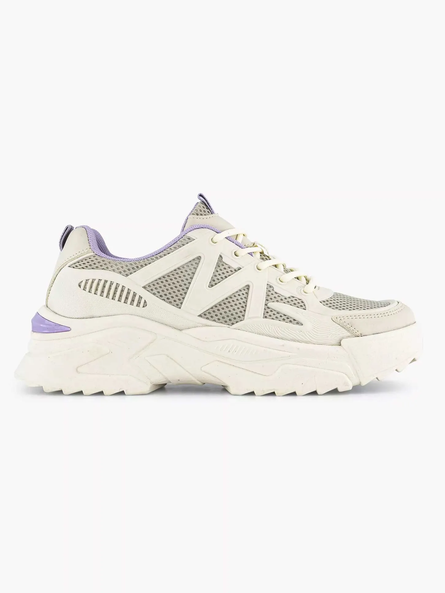 Outlet Witte Chunky Sneaker Dames Sneakers